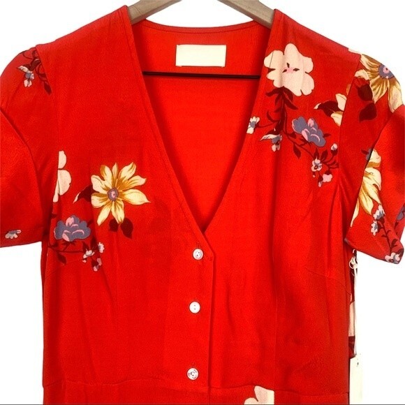 NEW Revolve CAPULET Red Floral Ellie Maxi Summer Dress Size XS - Picture 10 of 10